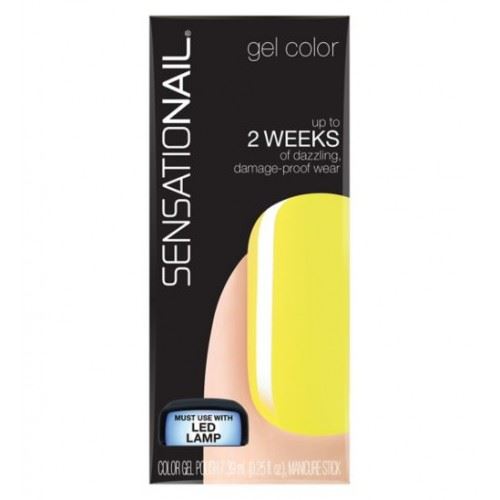 Sensationail Gel Polish Luscious Lemon X 4