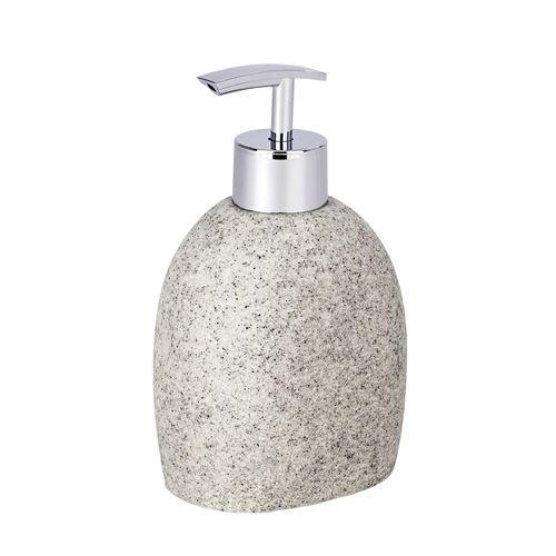 Distributeur de savon design nature Puro - Gris clair