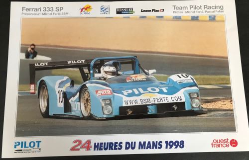 24H du Mans - 1998 - Ferrari 333 SP - AFFICHE