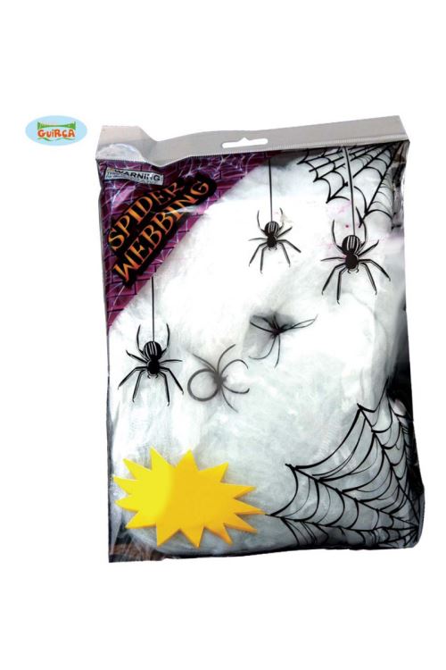 Toile d'araignee 228g + 2 araignees