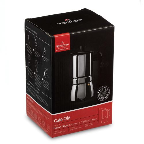 CAFETIERE ITALIENNE INOX KAFFE 9 T - Saveurs Des Continents