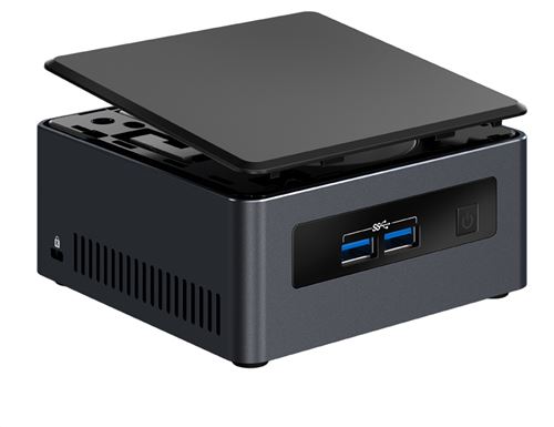 intel nuc dawson canyon nuc7i3dnh2e i3-7100 hdmi wlan m2 ddr4 2.5 noir