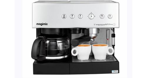 lont Kinderachtig zacht Magimix L'expresso 11407 - Koffieapparaat met filter koffiezetapparaat - 19  bar - chroom - Fnac.be
