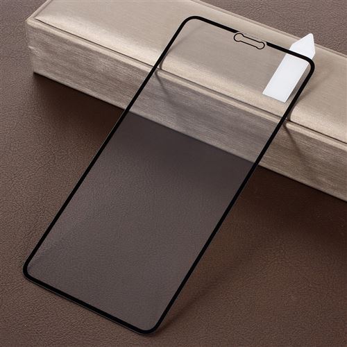 Protecteur écran en verre trempé défense solide noir pour votre Xiaomi Redmi Note 6