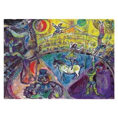 Puzzle Eurographics - Marc Chagall : Le cheval de cirque, 1000 pièces
