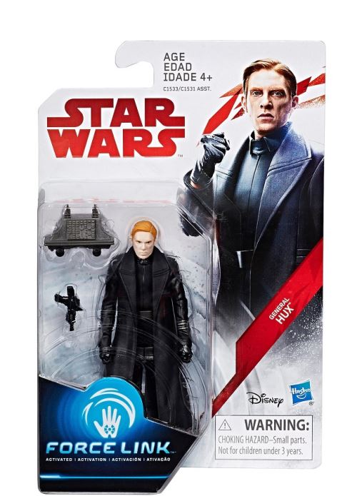 Star wars force link 2.0 : general hux - figurine 9.5 cm - personnage disney - nouveaute