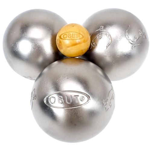 Boules de pétanque Obut Loisir inox salamandre 73 Gris taille : UNI réf : 10609