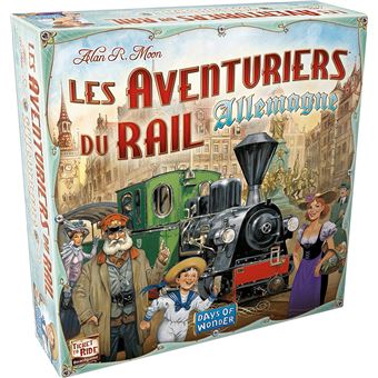 Jeu de stratégie Asmodee Les Aventuriers du Rail Allemagne