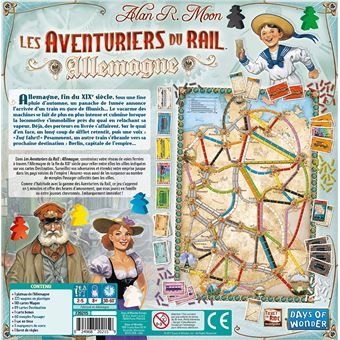 Jeu de stratégie Asmodee Les Aventuriers du Rail Allemagne