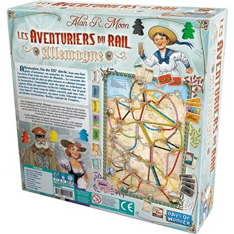Jeu de stratégie Asmodee Les Aventuriers du Rail Allemagne