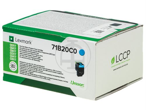 Lexmark Return Program Toner X317 / 71B20C0 - Cyan Toner