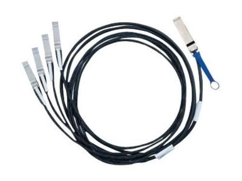 Mellanox Technologies QSFP / 4 SFP+, 5m câble d'InfiniBand 4 x SFP+ Noir - Câbles d'infiniband (5m, 5 m, QSFP, 4 x SFP+, Noir, 40 Gbit/s)