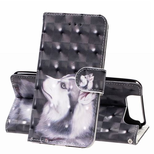 Etui en PU impression de motif de décor de tache lumineuse Renard avec support pour votre Samsung Galaxy A80/A90