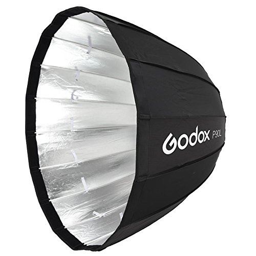 Godox P90l Profonde Parabo Lische Boîte À Lumière Avec Bowens Mount