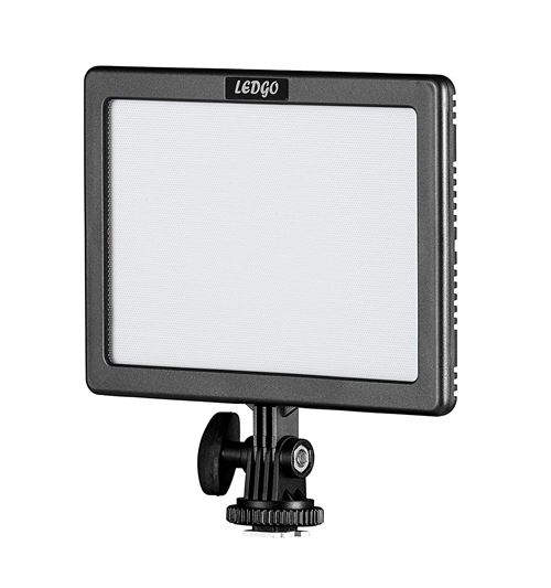 Ledgo Omni Lampe De Color Photo Et Vidéo Lg Boîtier E116 C En Ultra Fin, 3200–5600 K Et 0–100% Continu De Luminosité