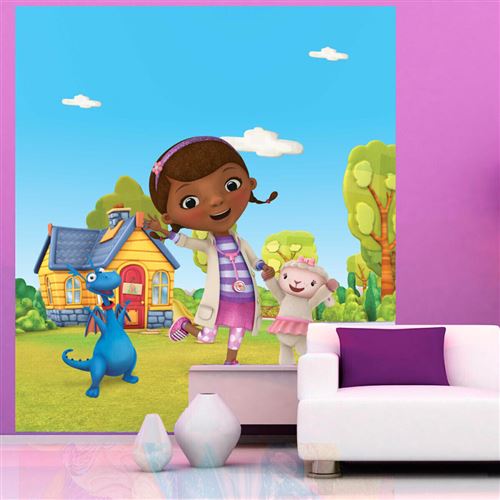 Papier peint XL Docteur la Peluche Disney 180X202 CM