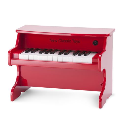 New Classic Toys E-Piano 25 touches junior 45,5 cm bois rouge