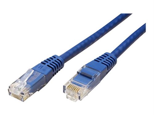 VALUE - Verbindingskabel - RJ-45 (M) naar RJ-45 (M) - 3 m - UTP - CAT 6 - gevormd, met strengen - blauw