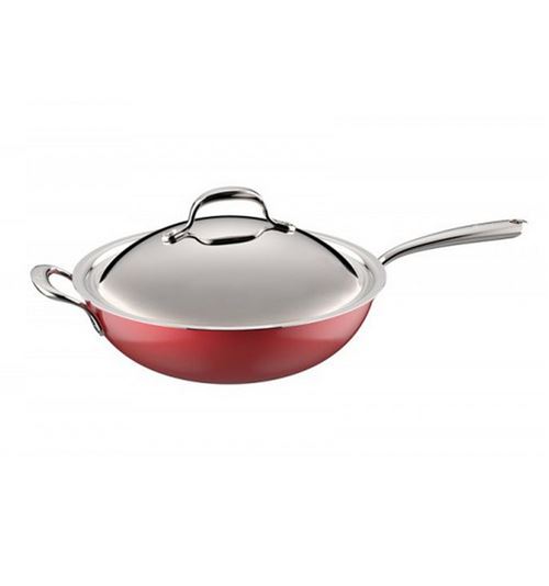 Lagostina - wok inox 30cm + couvercle - 011206042030