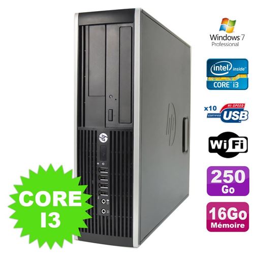 Pc hp compaq elite 8100 sff intel core i3-530 16go disque 250go dvd wifi w7 État correct - Hewlett-Packard reconditionné disponible sur Fnac
