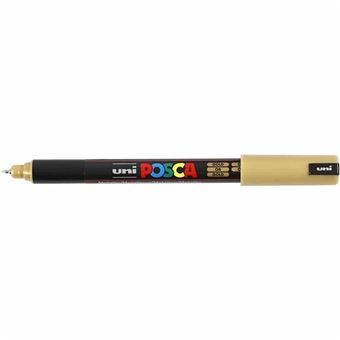 Marqueur Posca Pointe conique Ultra-fine Uni Or
