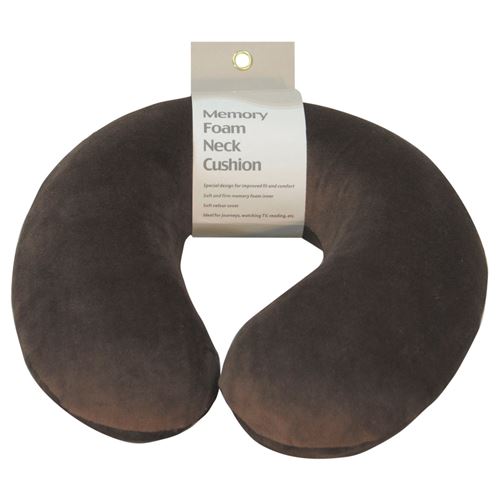 Coussin Repose Nuque À Mémoire De Forme Brun - Aidapt Vm936ab