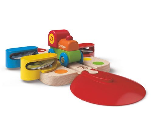 Hape - Petit train en bois tambourinant HAPE
