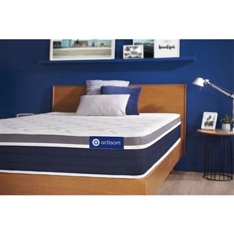 Matelas 90x200 cm Ressorts ensachés et Mémoire de forme - Actiflex Confort - 1