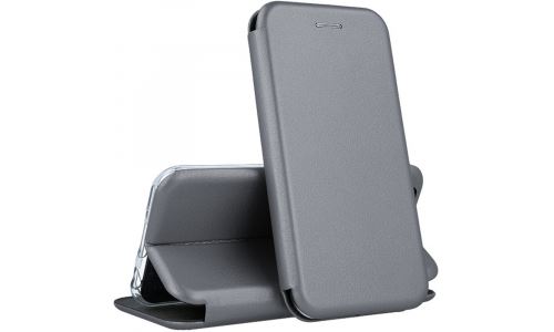 Etui Folio iPhone 6/6s rabat latéral coloris gris