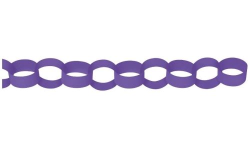 Amscan pendule chainline 390 cm violet