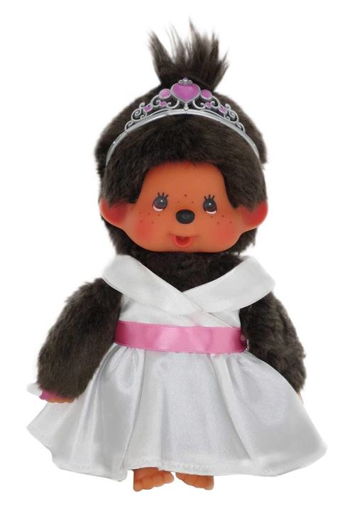 Sekiguchi 242061 Monchhichi Blanc Princess Play, 20 cm