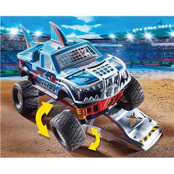 Playmobil Stuntshow 70550 Stuntshow Monster truck cascade Requin