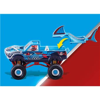 Playmobil Stuntshow 70550 Stuntshow Monster truck cascade Requin