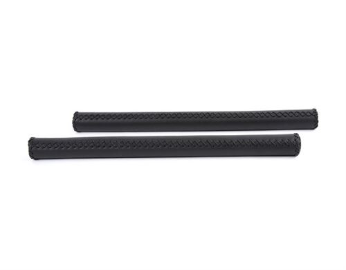 Non Communiqué Noir Velo Guidon Poignées Cuir 40 Cm Ø2 Cm Par Jeu