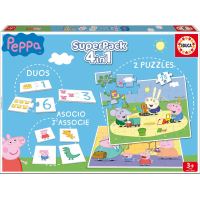 Puzzle Educa SuperPack Peppa Pig 2x25 Piezas