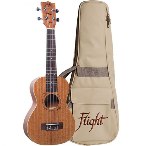 Flight DUC323 Mahogany Concert - ukulele (+ housse)