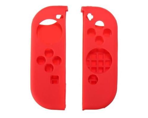 TEMPSA Coque en silicone anti-dérapant pour Nintendo Switch ROUGE