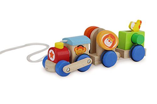 Wonderworld Safari Train Pull Toy