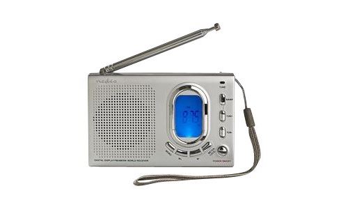 Nedis RDWR1000GY - Worldband-radio - 1.5 Watt - grijs