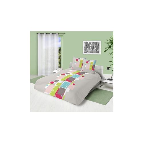 Parure de couette 240x220 cm NUX rose, 100% coton 57 fils/cm2