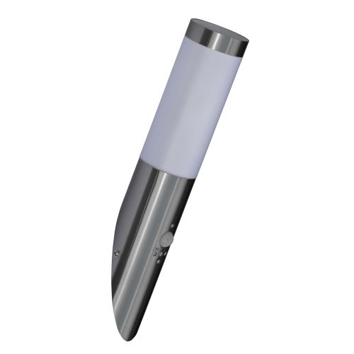 Applique Flambeau Inox avec détecteur 40W