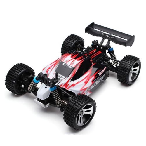 Wltoys A959 Voiture RC électrique 1:18 2.4Gh 4WD 50Km / h Buggy tout-terrain RTR Jouet Noir