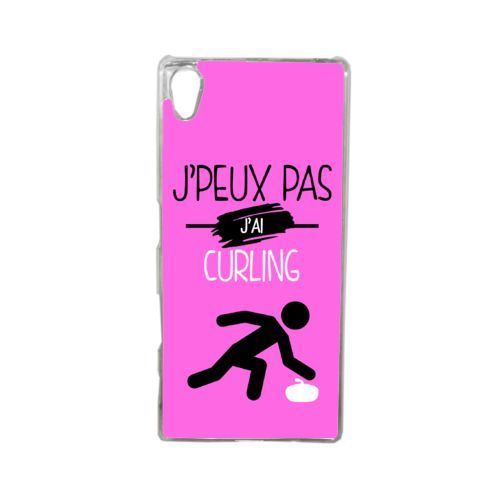 Coque j peux pas j ai curling 6 compatible sony xperia z5 transparent