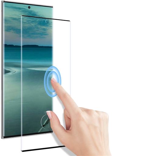 Verre Trempé Pour Samsung Note 20 Ultra Bordures Noir Vshop
