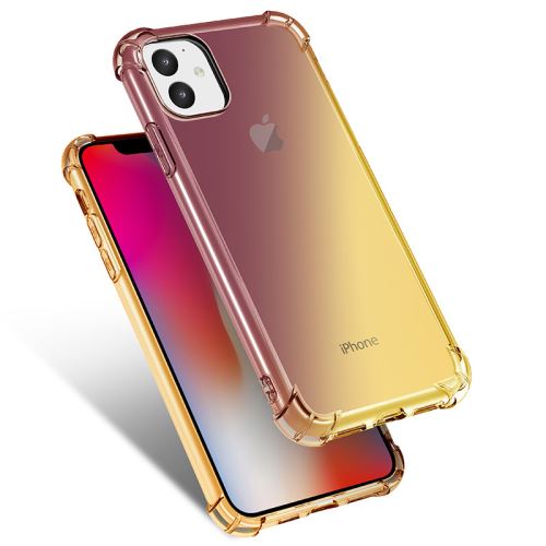 Coque en TPU antichoc magnifique avec airbag pour Apple iPhone 11 Pro Max (6.5) - Noir&Or
