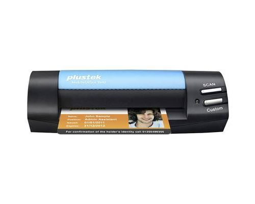 Plustek MobileOffice S602 Business card scanner 1200 x 1200DPI A6 Noir, Bleu - Scanners (104,9 x 500 mm, 1200 x 1200 DPI, 48 bit, 24/48 bit, 8/16 bit, 1 bit)