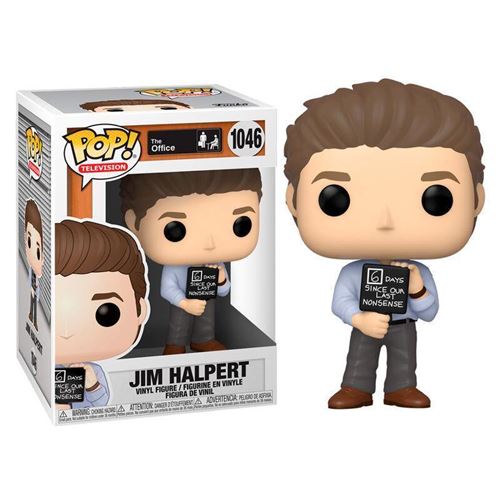 Figurine POP The Office Jim with Nonsense Sign