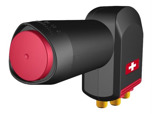 Opticum lnb quad 0,1 db red rocket tête parabole 4 sorties astra canal+ cube