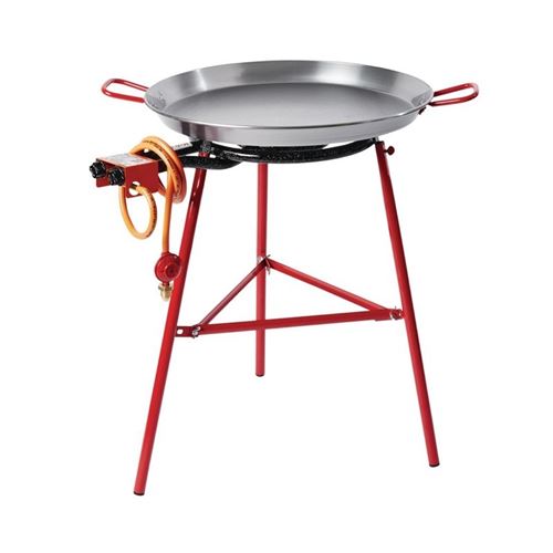 Poêle à paella valence 60 cm en acier poli - Garcima - Argent - Acier