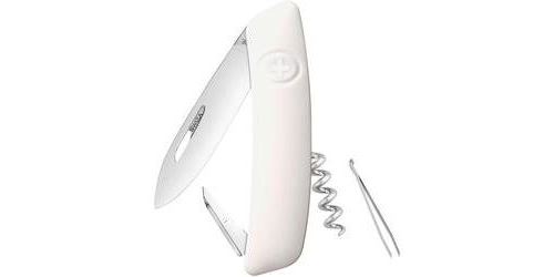 Couteau suisse avec revêtement Soft Touch SWIZA KNI.0010.1020 Nombre de fonctions 6 blanc 1 pc(s)